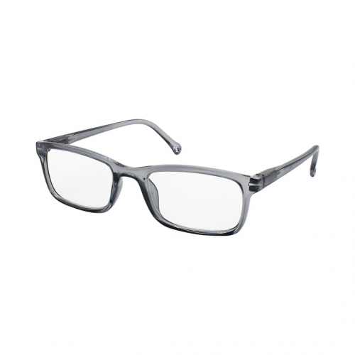 EyeLead Optical Γυαλιά Πρεσβυωπίας - Ανάγνωσης με Κοκάλινο Σκελετό, E181 Διάφανο Γκρι +3.50, 1 ζευγάρι